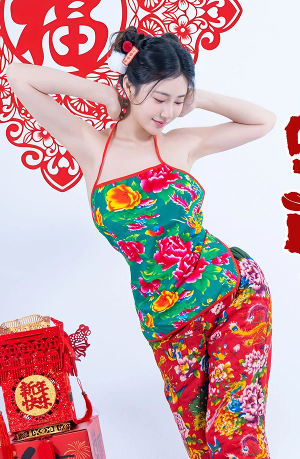 极品女神年年蛇来运转美女福娃无圣光图集